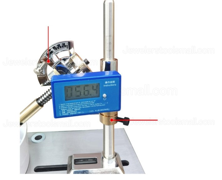 Gem Faceting Machine Gemstone Lapidary Jade Grinding Jewellers Polishing Machine Digital Display